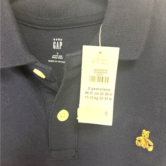 NWT GAP 2T set Blue Polo Shirt&T-Shirt. 15% off w 2+ bundle! - Picture 3 of 9